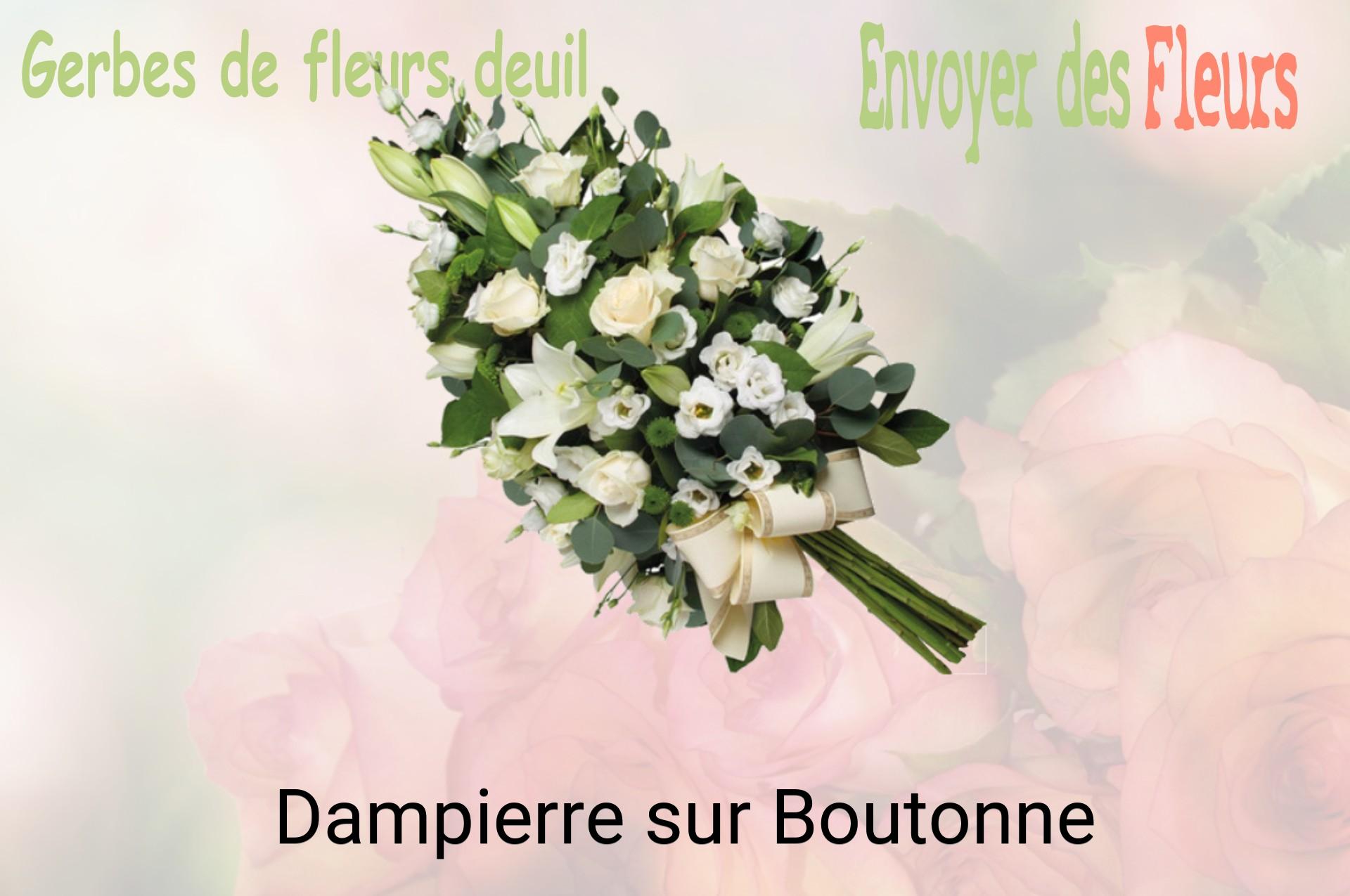 Gerbe de fleurs de deuil livrée à Dampierre-sur-Boutonne